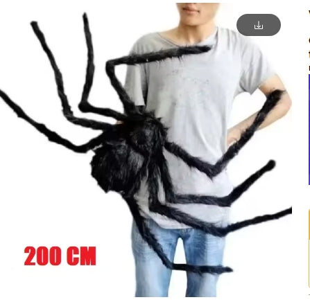 ARAIGNÉES GÉANTES EN PELUCHE - 7 Tailles de 30cm à 200cm - Pattes Flexibles Halloween