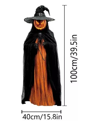 Décorations Halloween Suspendues 2D - Collection 4 Personnages en Tissu 100cm