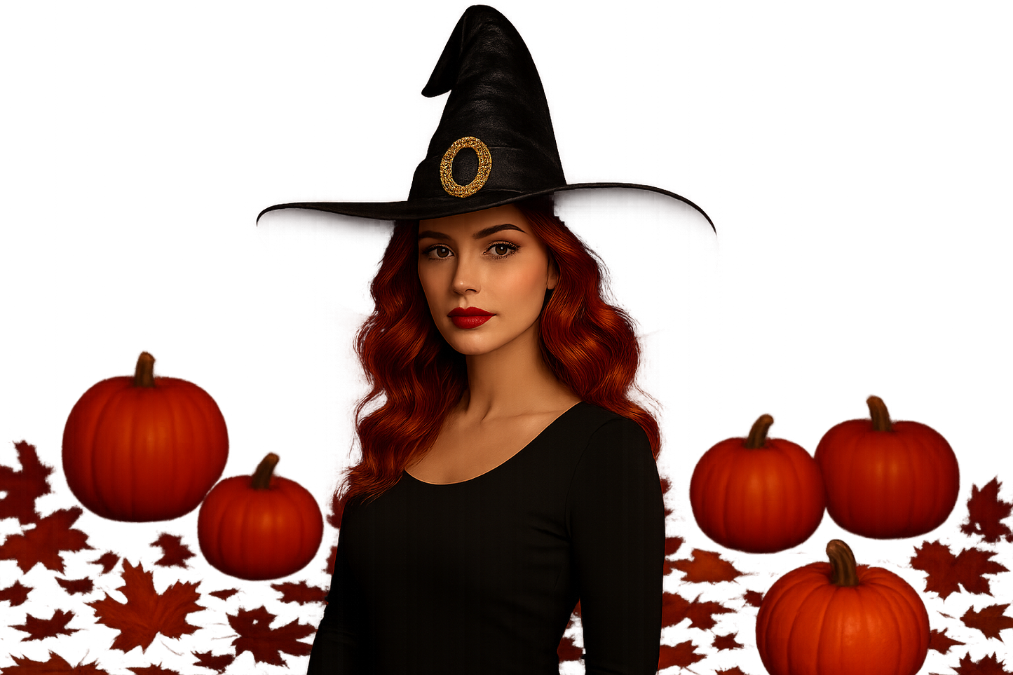 Chapeau Sorcière Halloween porté