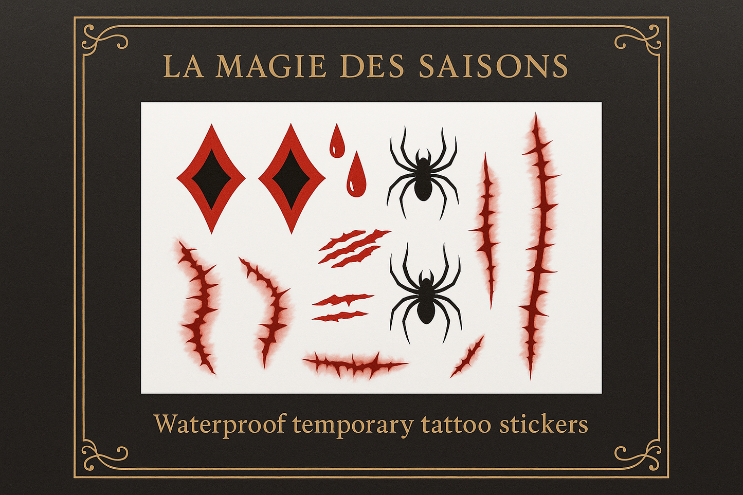 Tatouages temporaires - Fidèle à l'original