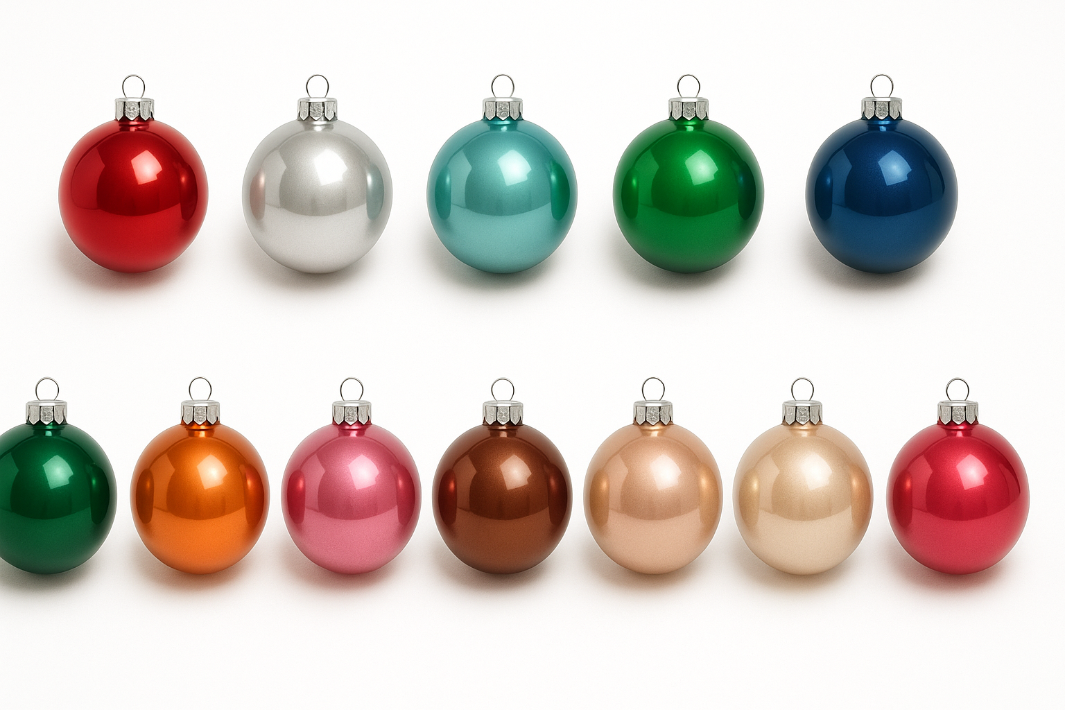 14 Couleurs de Boules de Noël
