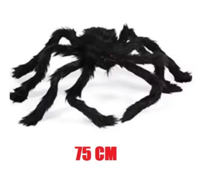 ARAIGNÉES GÉANTES EN PELUCHE - 7 Tailles de 30cm à 200cm - Pattes Flexibles Halloween