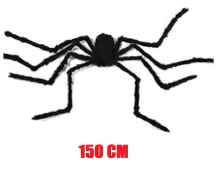 ARAIGNÉES GÉANTES EN PELUCHE - 7 Tailles de 30cm à 200cm - Pattes Flexibles Halloween