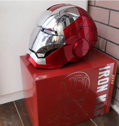 Casque Iron Man MK5 avec Commande Vocale – Taille 1:1 Adulte