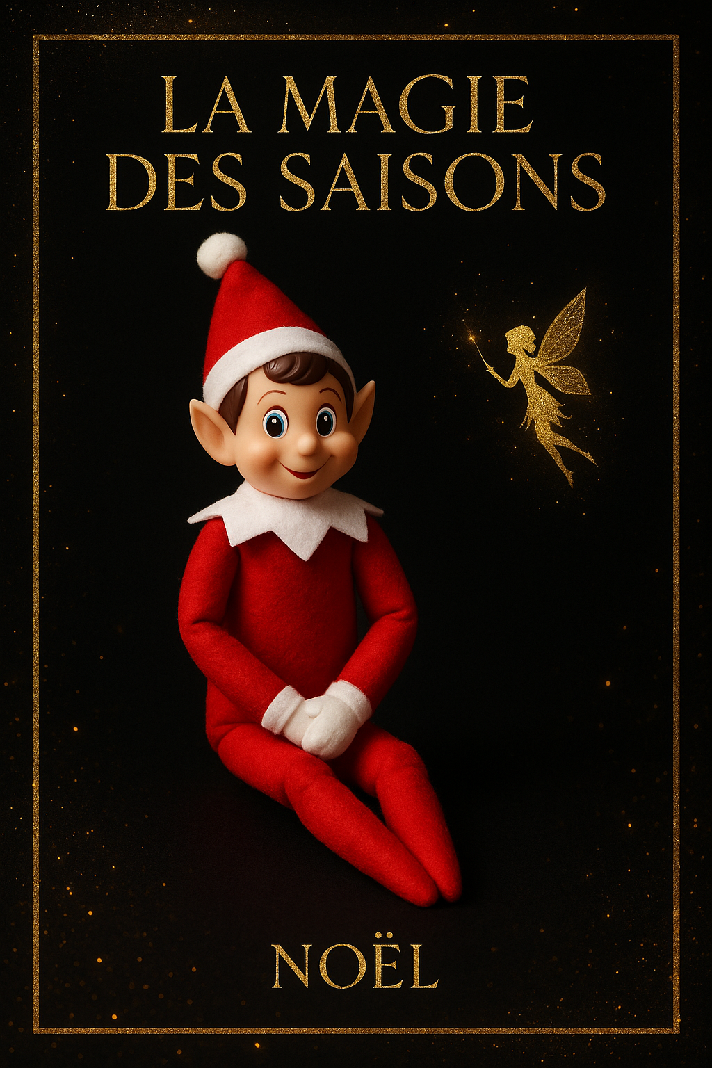 Lutin de Noël Décoratif - Elfe 34cm