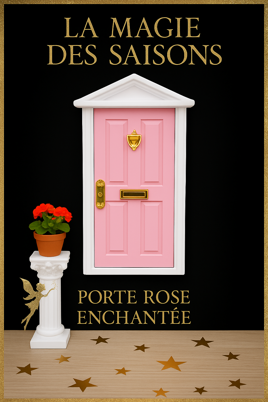 Mini Porte de Lutin Farceur en Bois - Décoration Magique de Noël