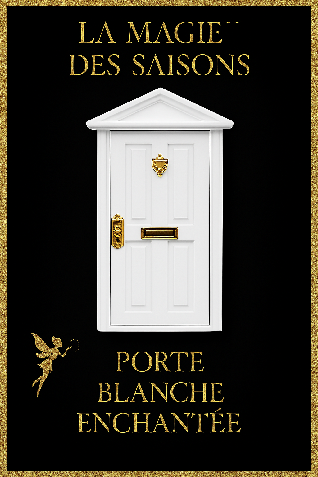 Mini Porte de Lutin Farceur en Bois - Décoration Magique de Noël