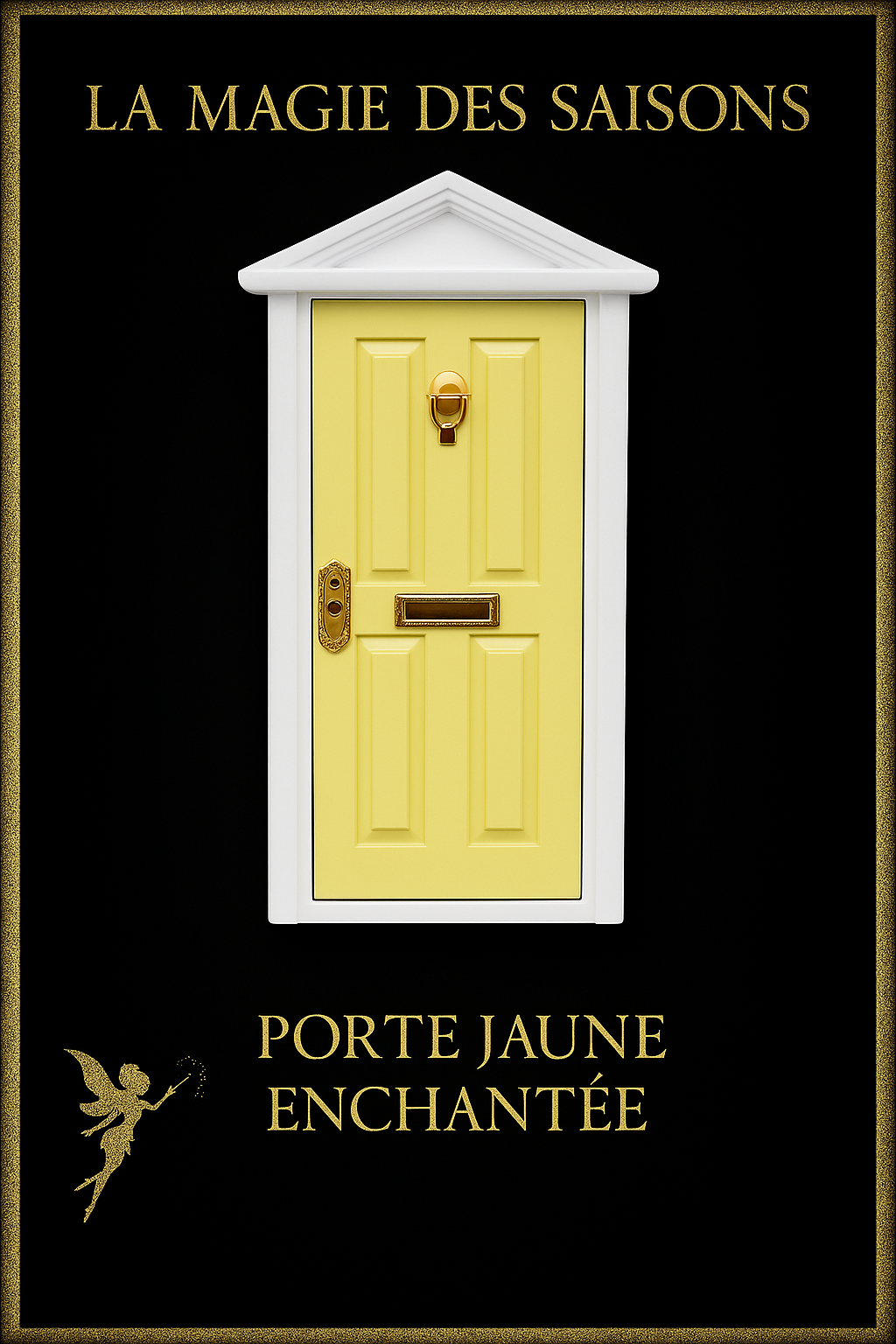 Mini Porte de Lutin Farceur en Bois - Décoration Magique de Noël