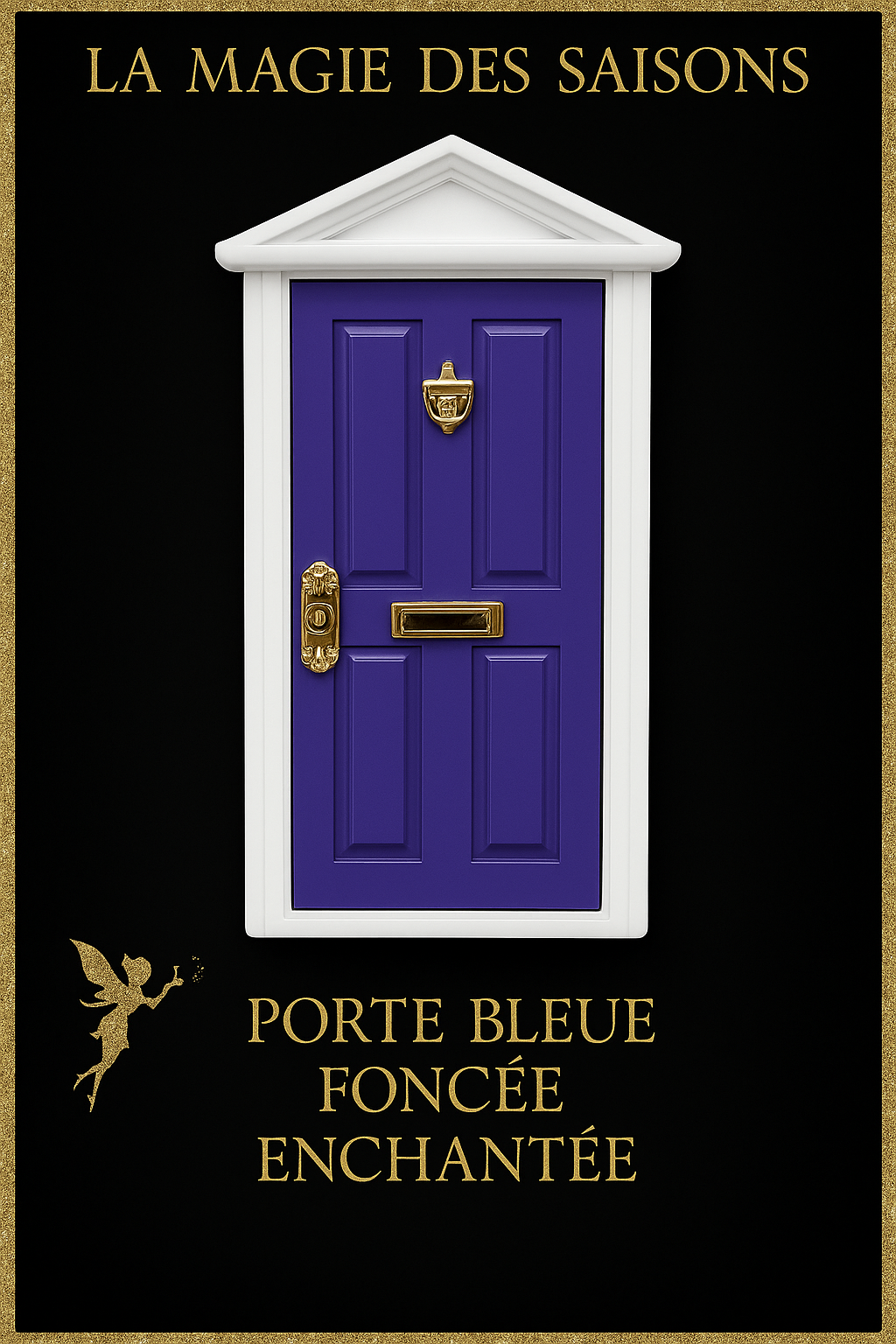 Mini Porte de Lutin Farceur en Bois - Décoration Magique de Noël