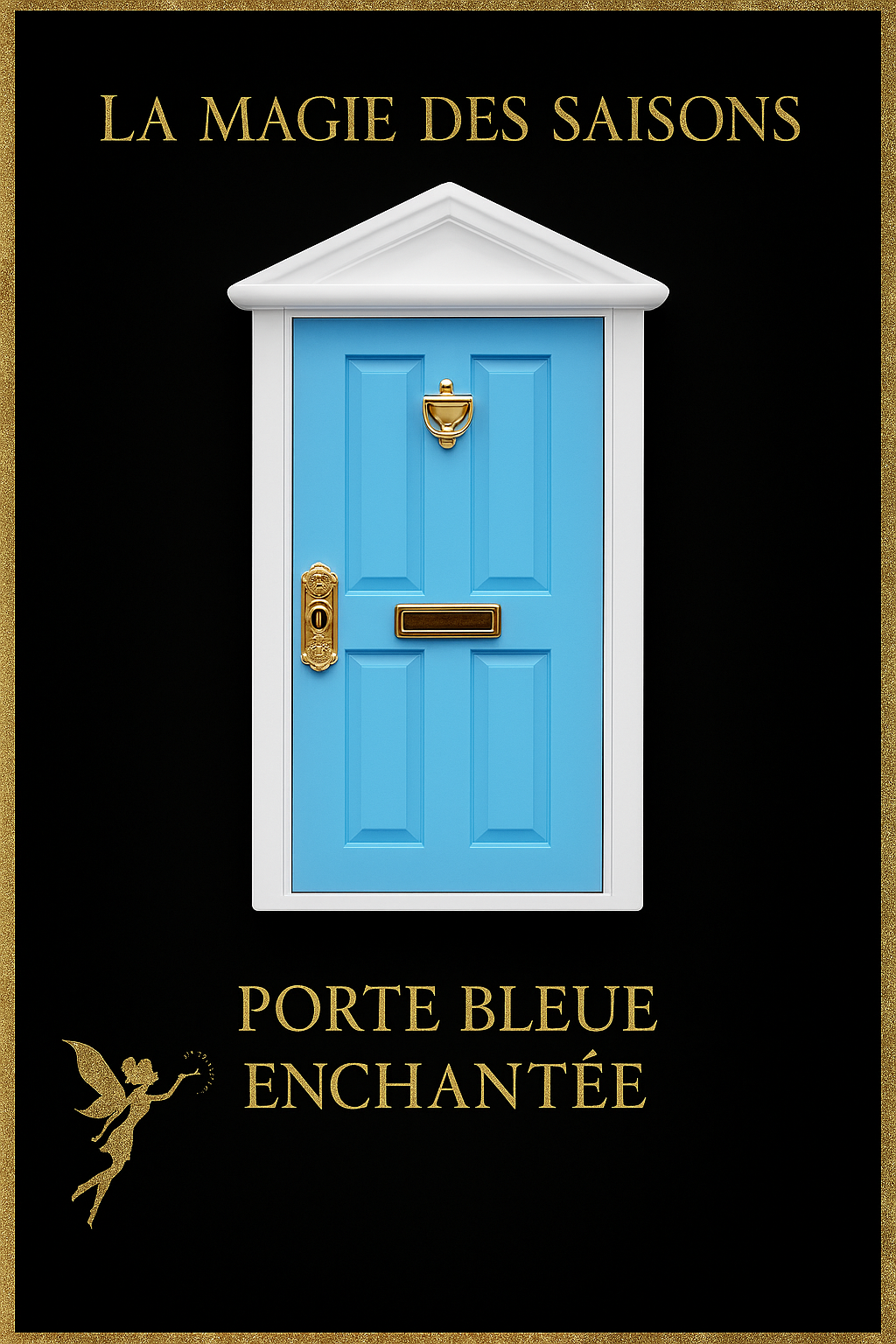 Mini Porte de Lutin Farceur en Bois - Décoration Magique de Noël