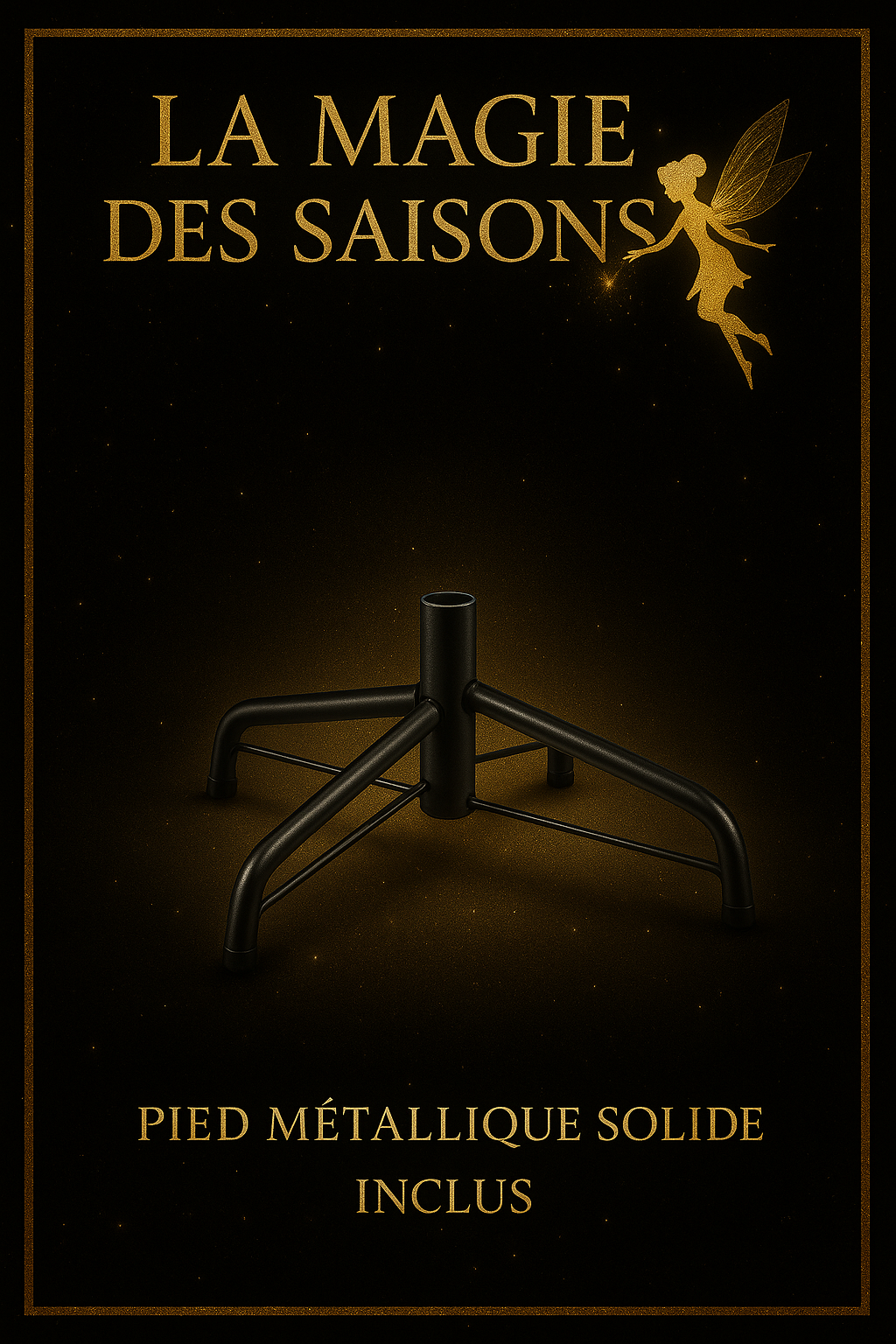 Sapin de Noël Artificiel 150cm - Branches Réalistes PVC avec Pied Métal Robuste