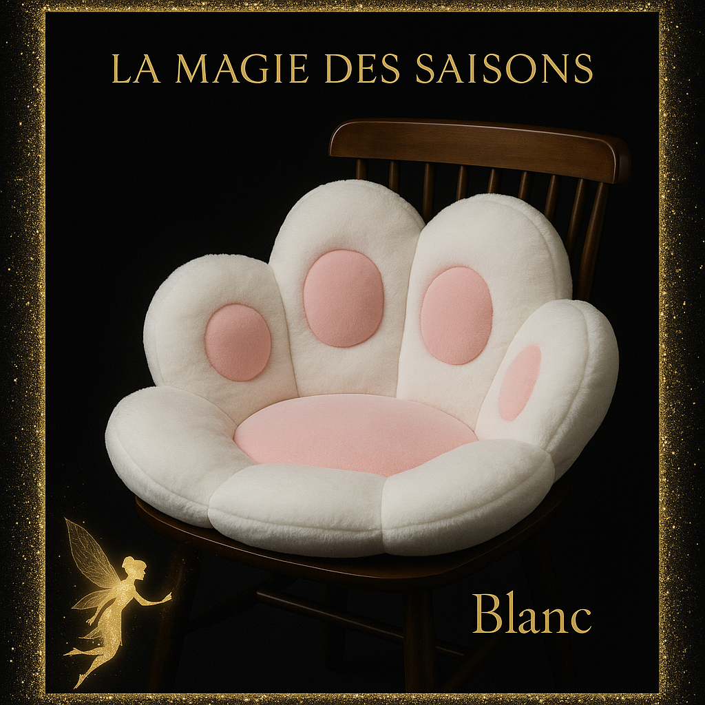 Coussin Patte de Chat Kawaii - Assise Confort