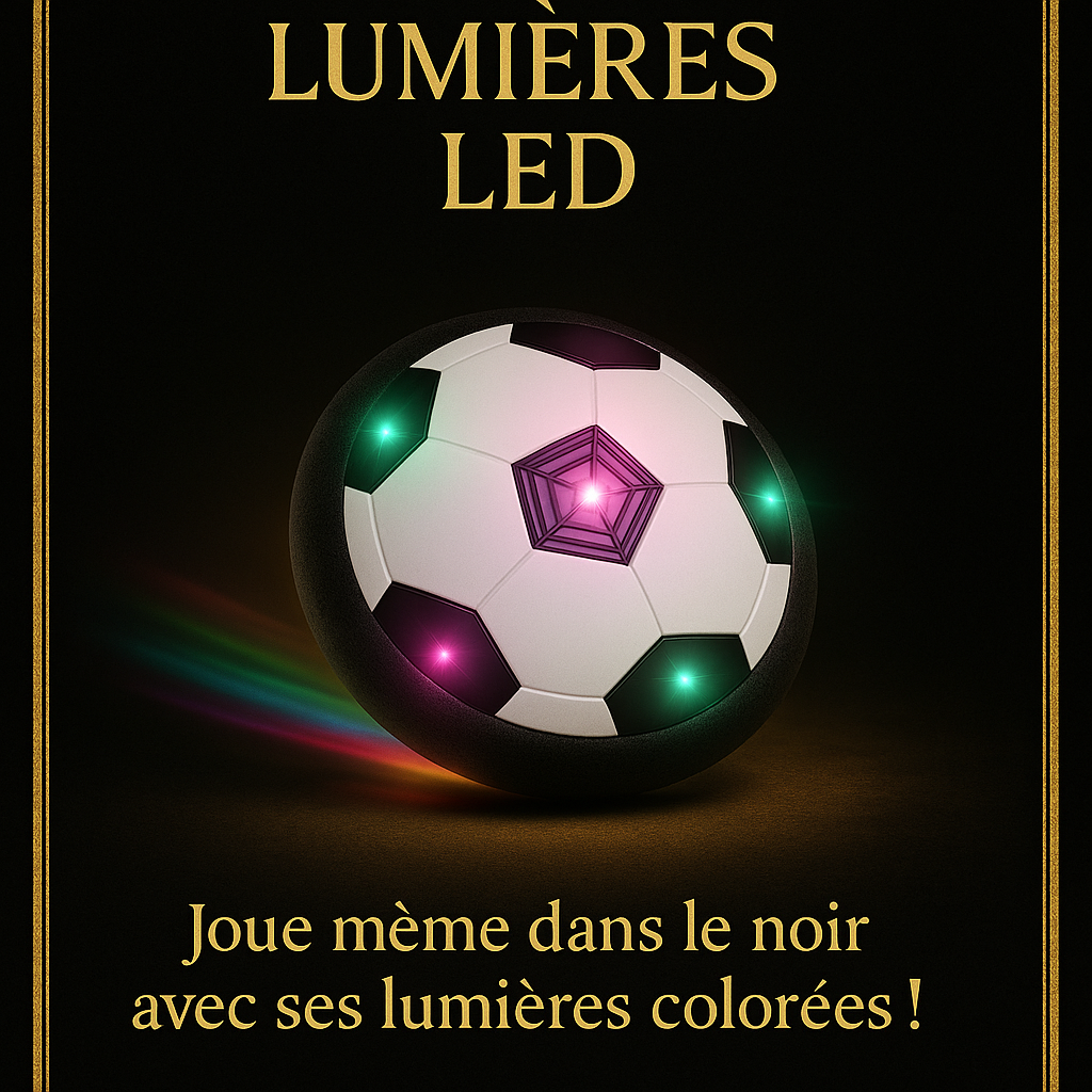 Ballon de Football Flottant LED - Jouet Aérofoot Lumineux pour Enfants