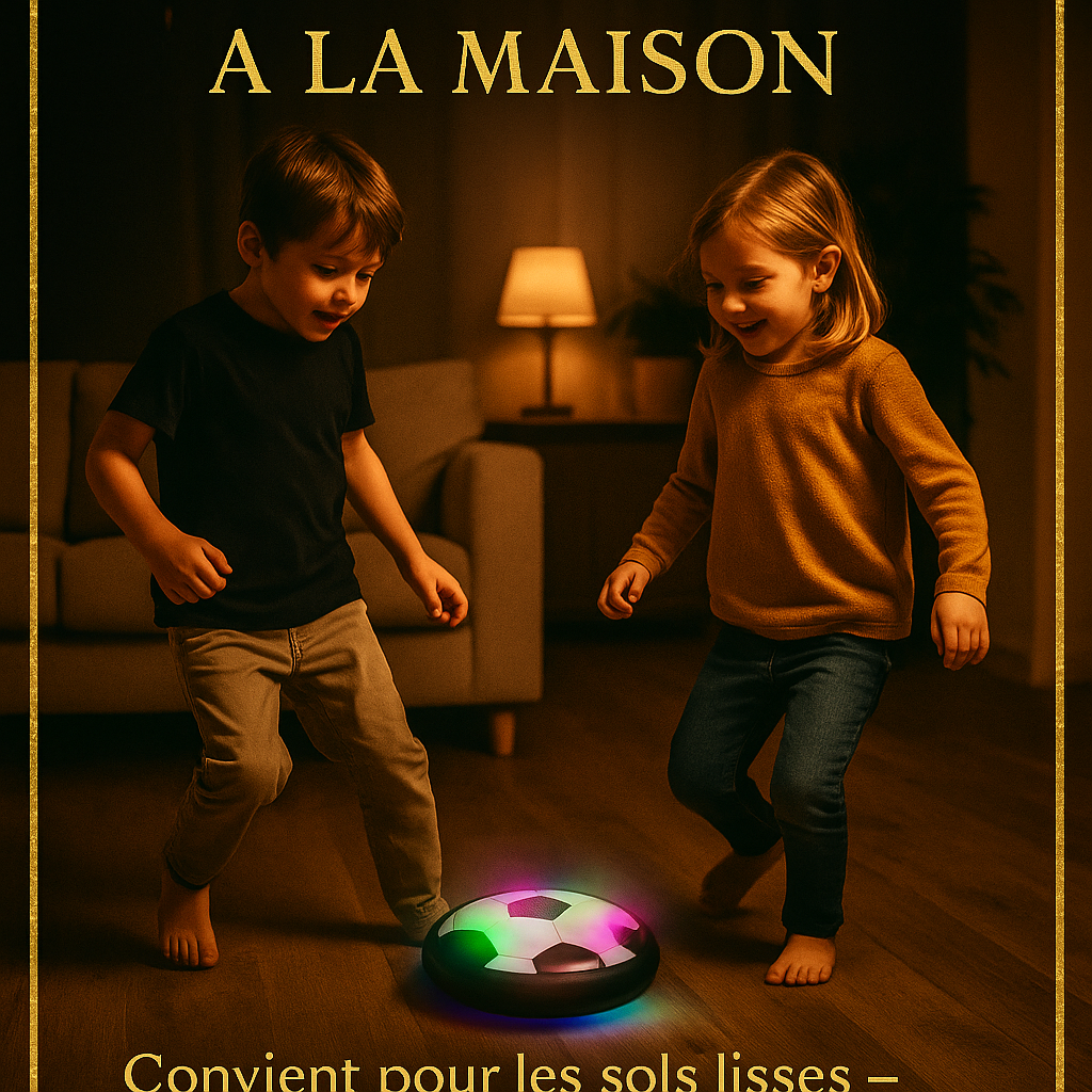 Ballon de Football Flottant LED - Jouet Aérofoot Lumineux pour Enfants