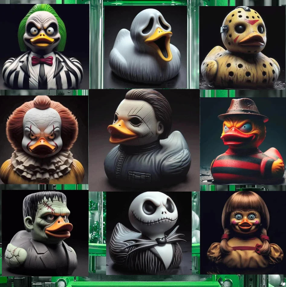 Figurine d'animé canard maléfique parfaite pour Halloween