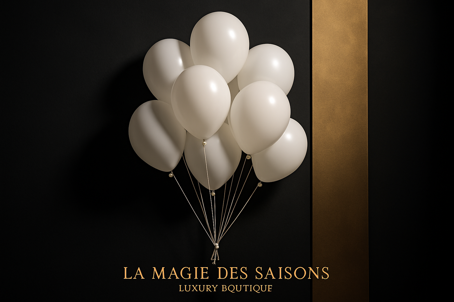 Ballons Blancs - Style boutique