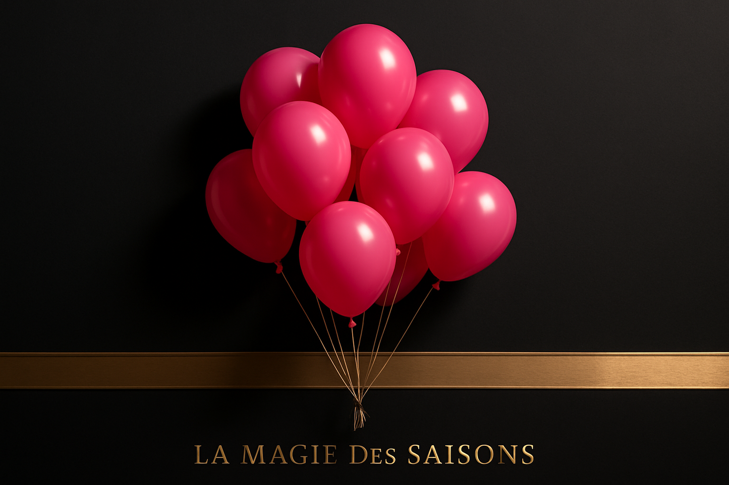 Ballons Roses - Style boutique