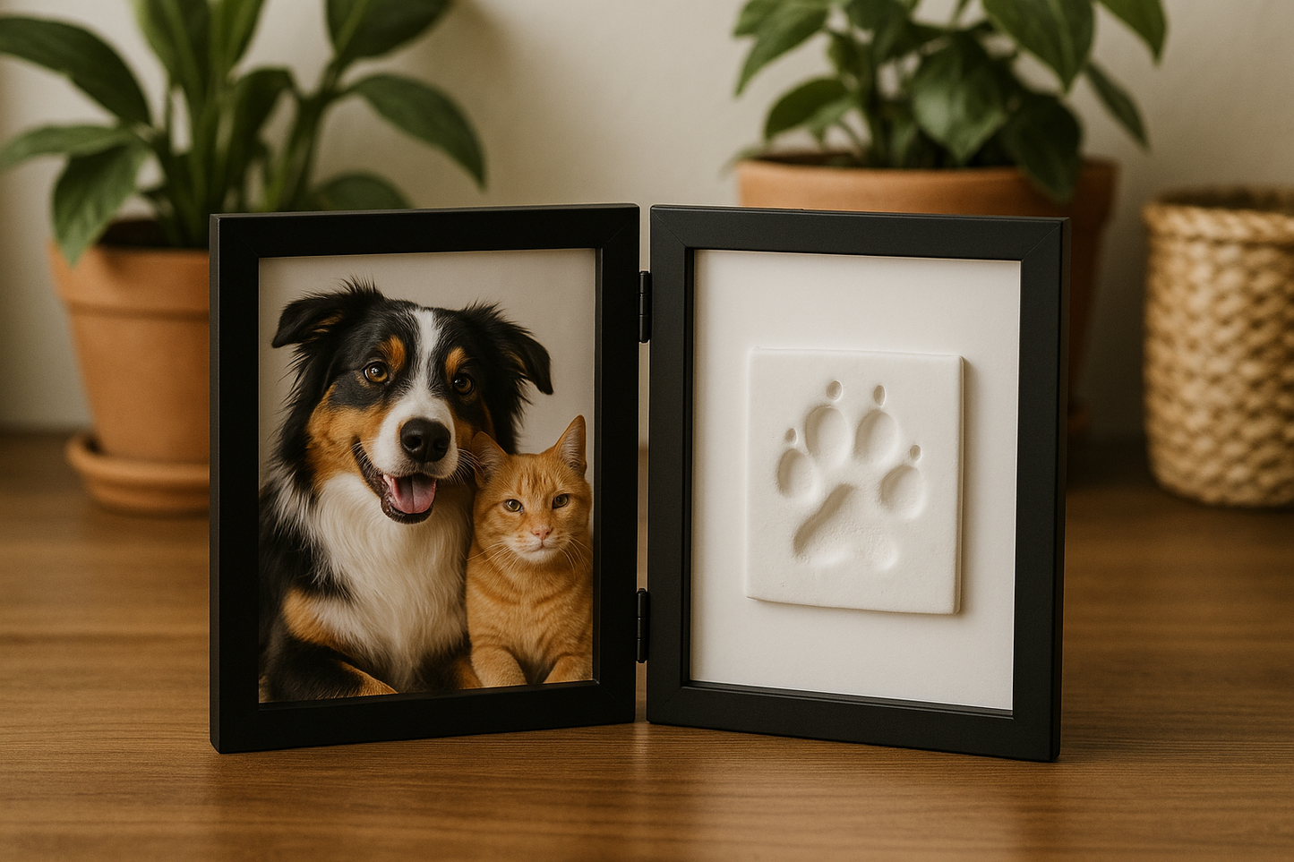 Cadre noir en situation déco