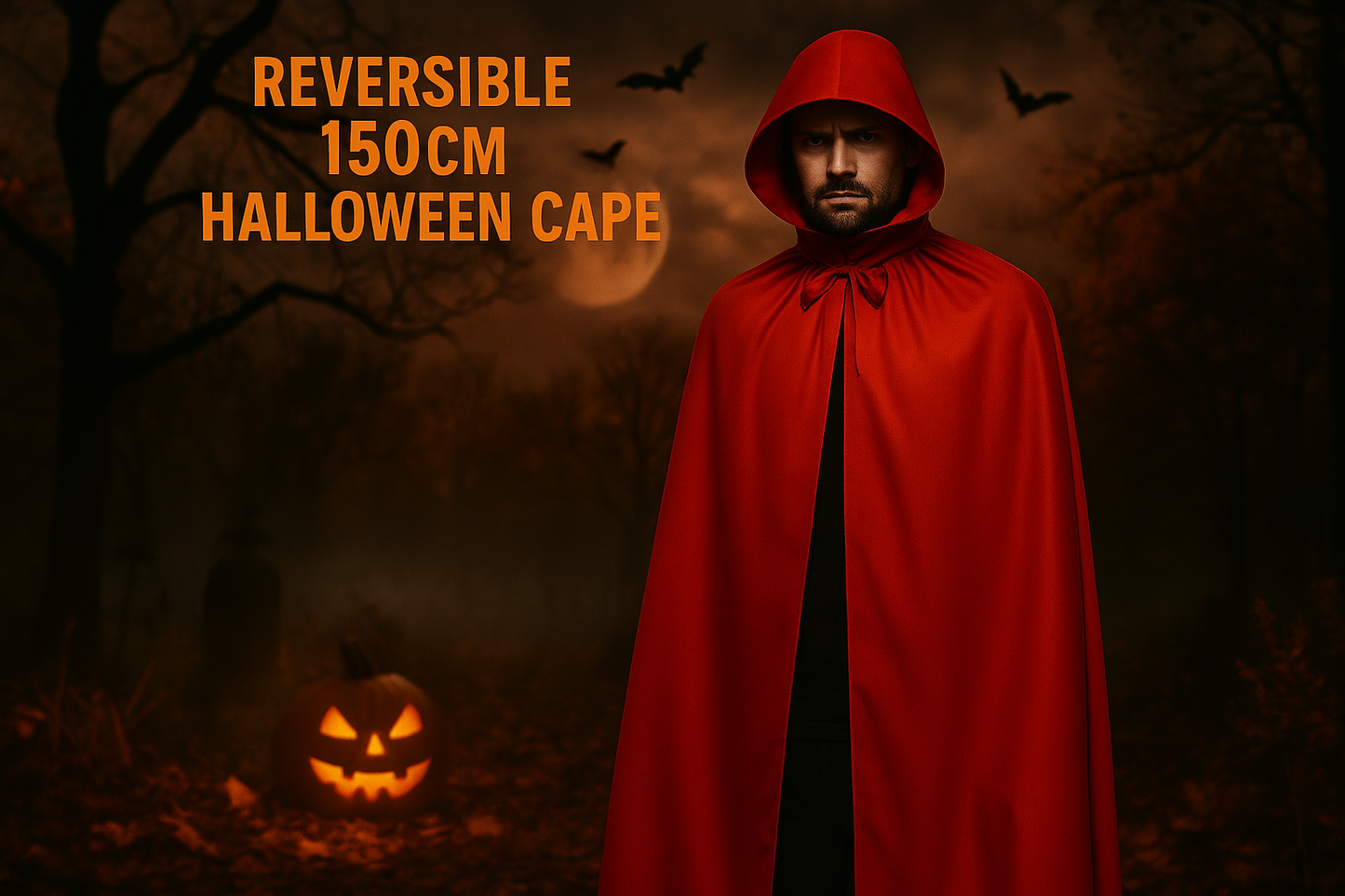 Cape Halloween 150cm Adulte