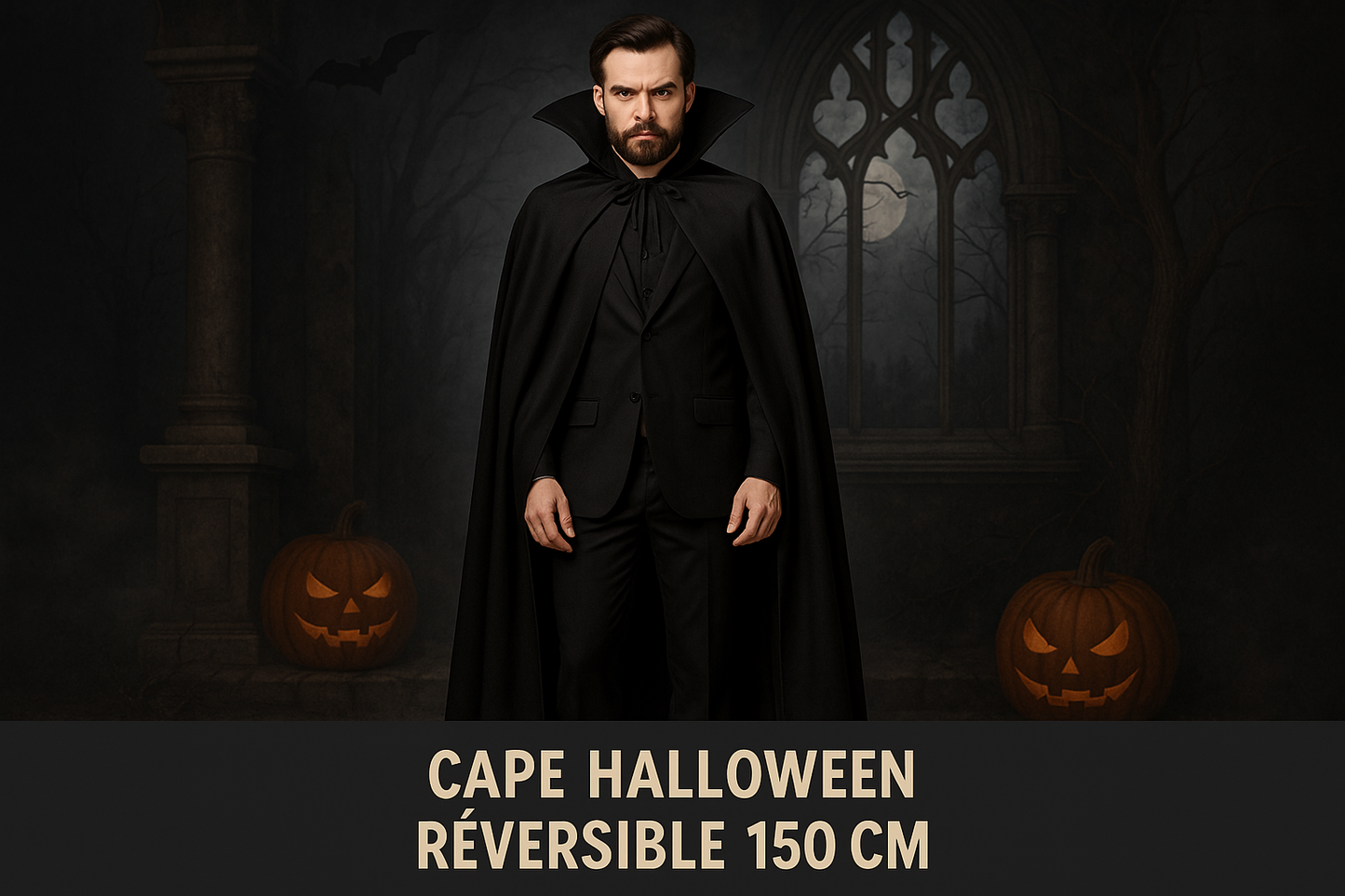 Cape Vampire Adulte 150cm