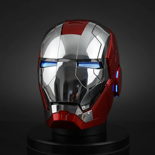 Casque Argenté - Fond Anthracite