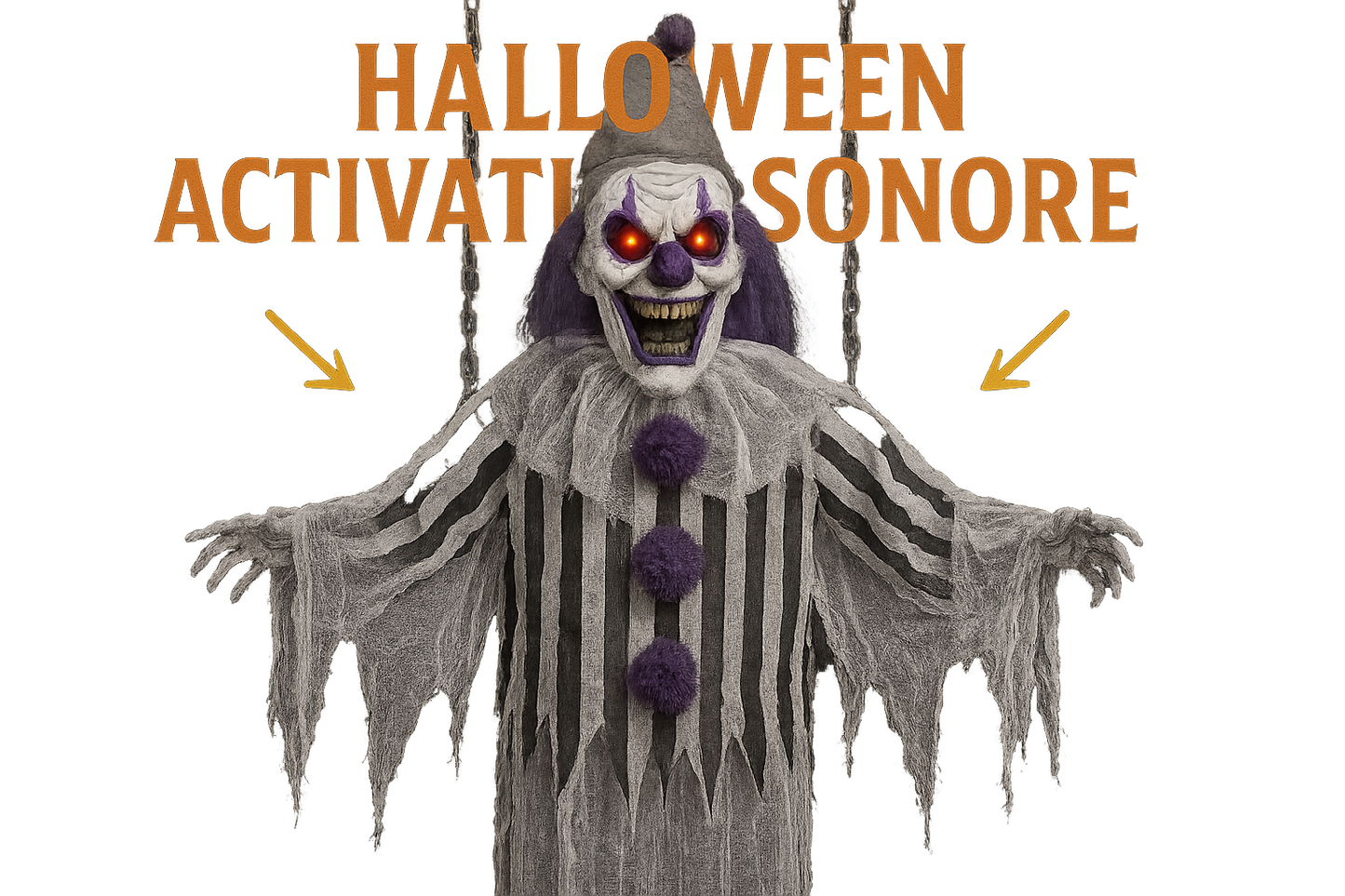 Clown Fantôme - Halloween Activation Sonore