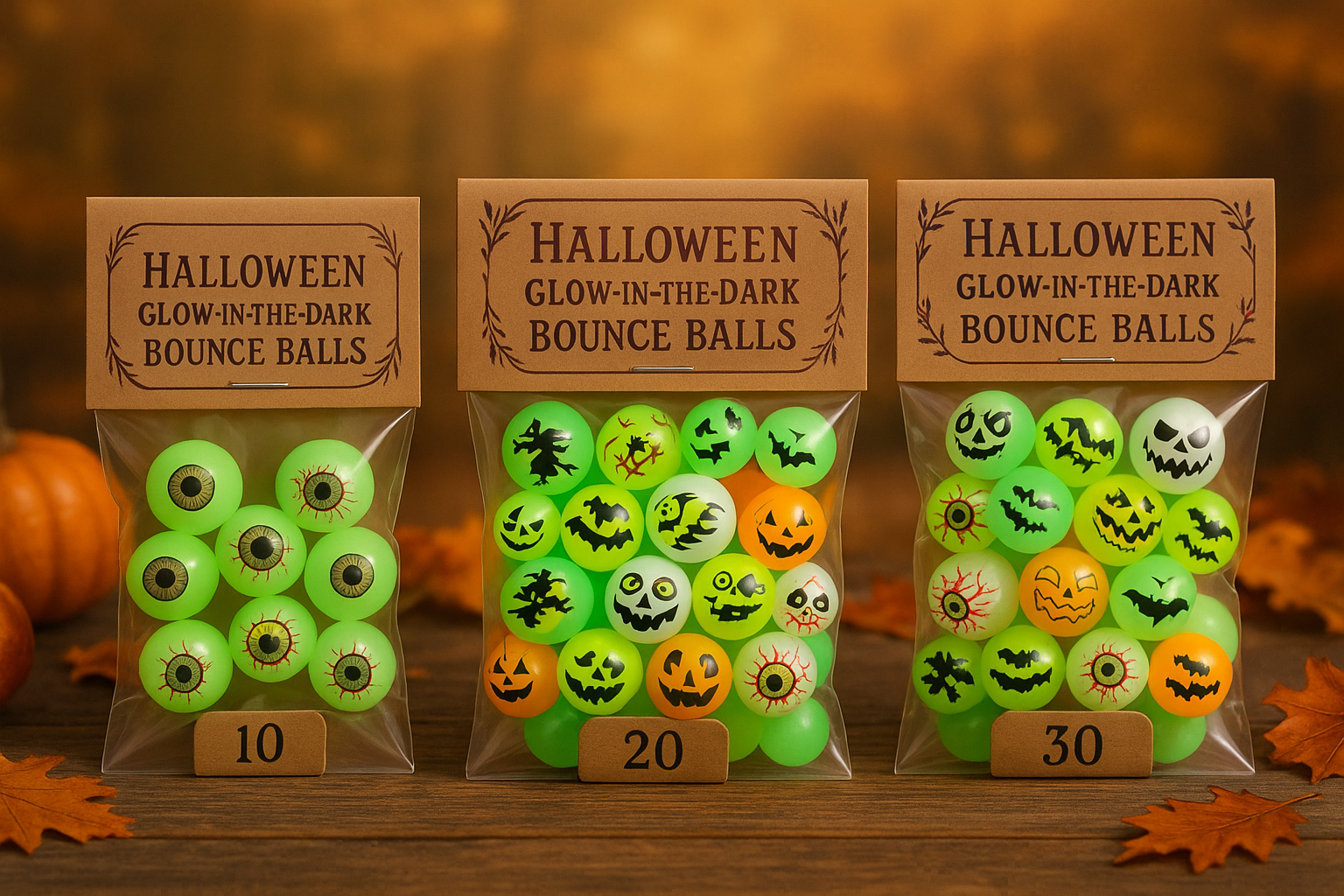 Comparaison des packs 10-20-30 pièces