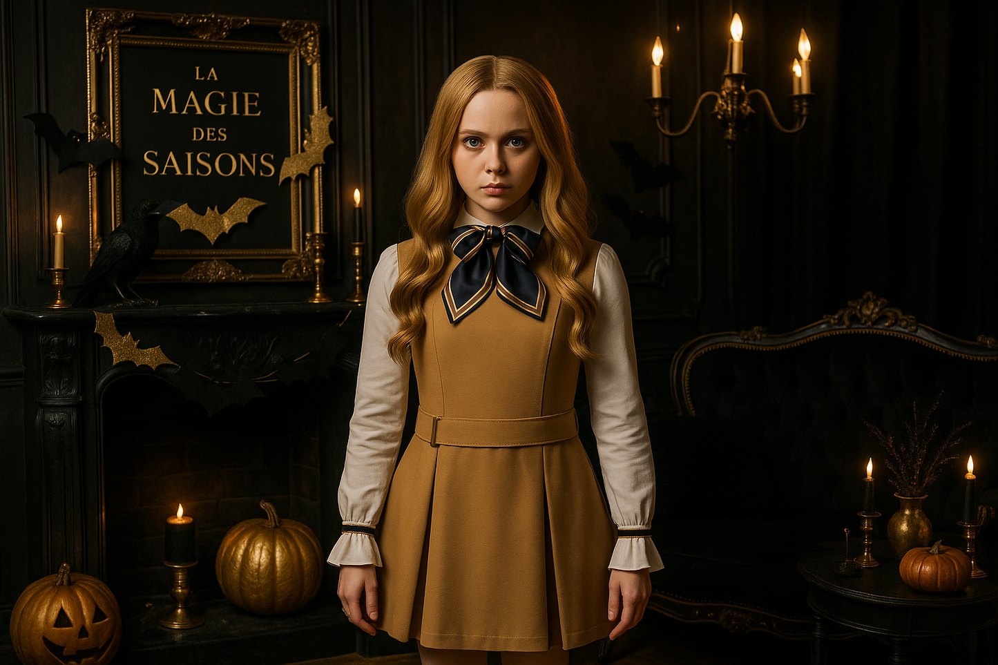 Costume M3GAN - Mise en scène salon français