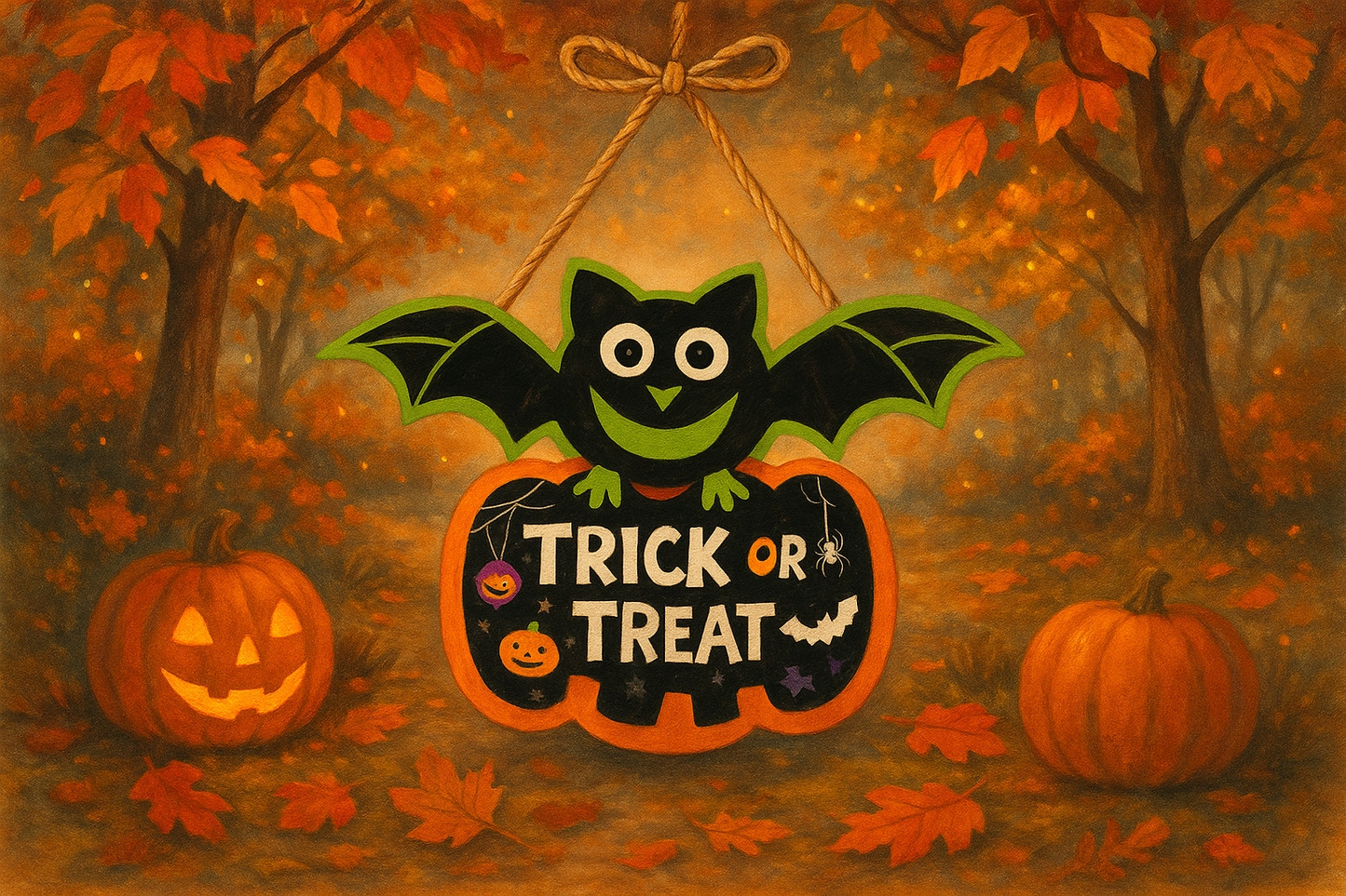 Décoration Saisonnière Chauve-souris