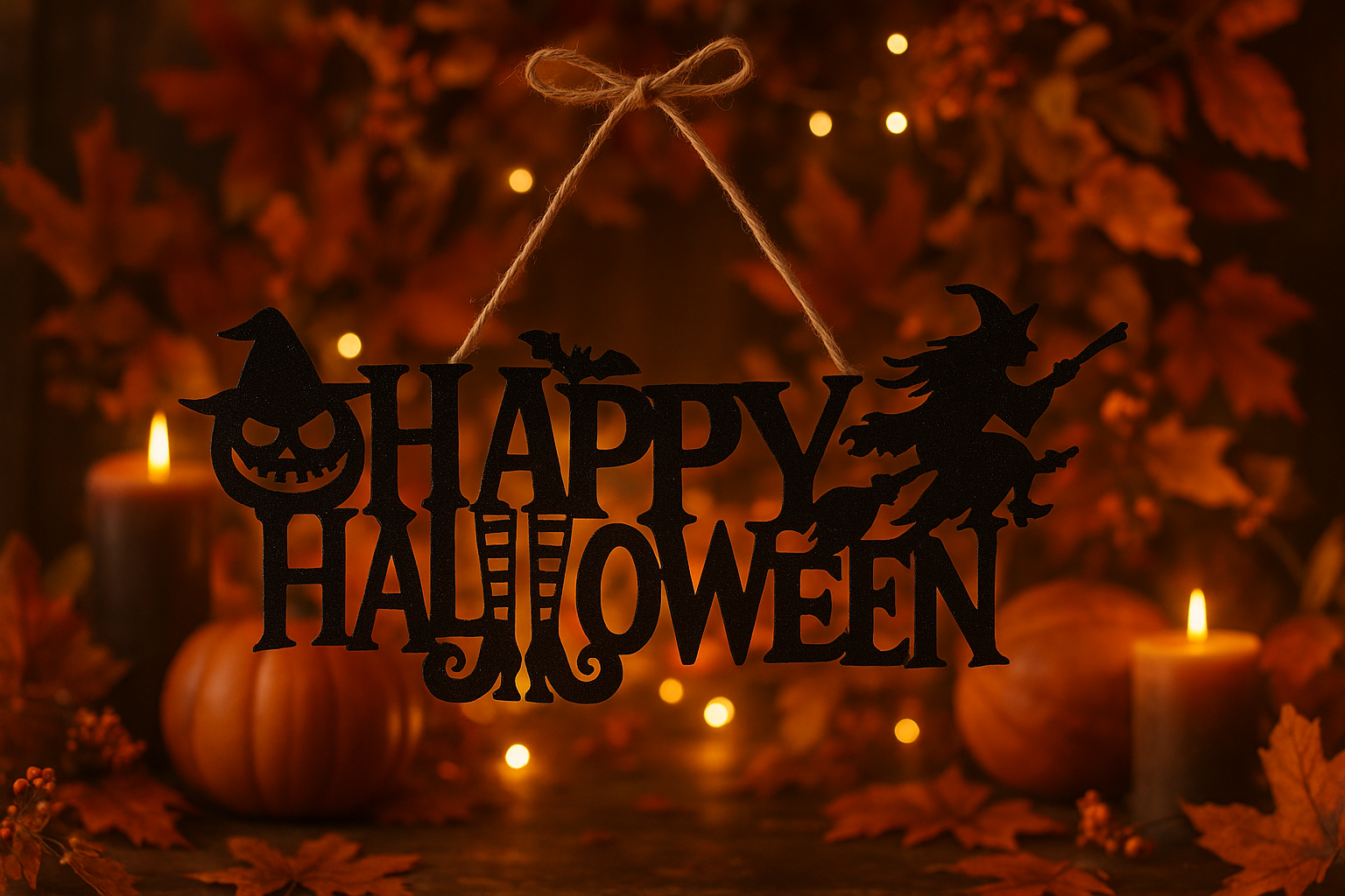 Décoration Saisonnière Silhouette Halloween