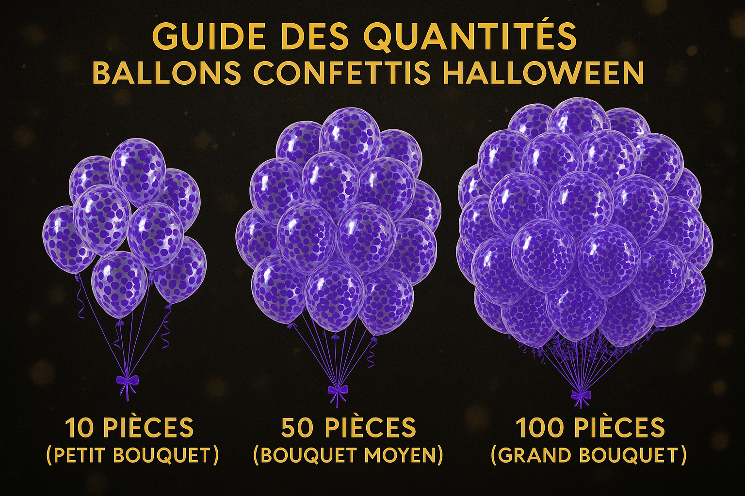 Guide des Quantités - Couleurs Correctes