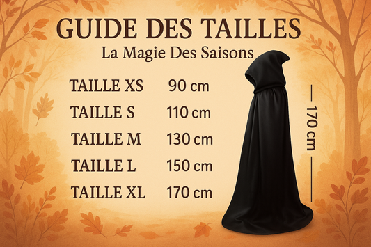 Guide des tailles complet