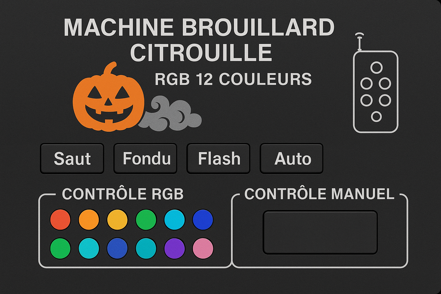 Interface de contrôle en français