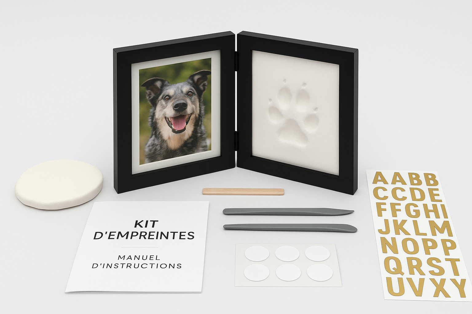 Kit complet avec cadre noir