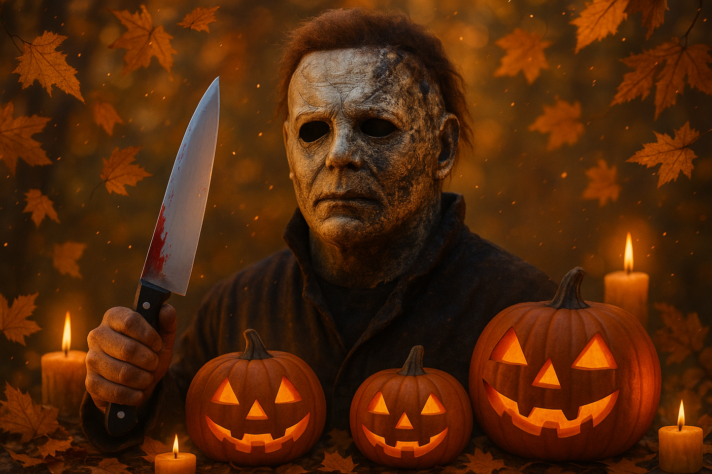 Masque Michael Myers brûlé