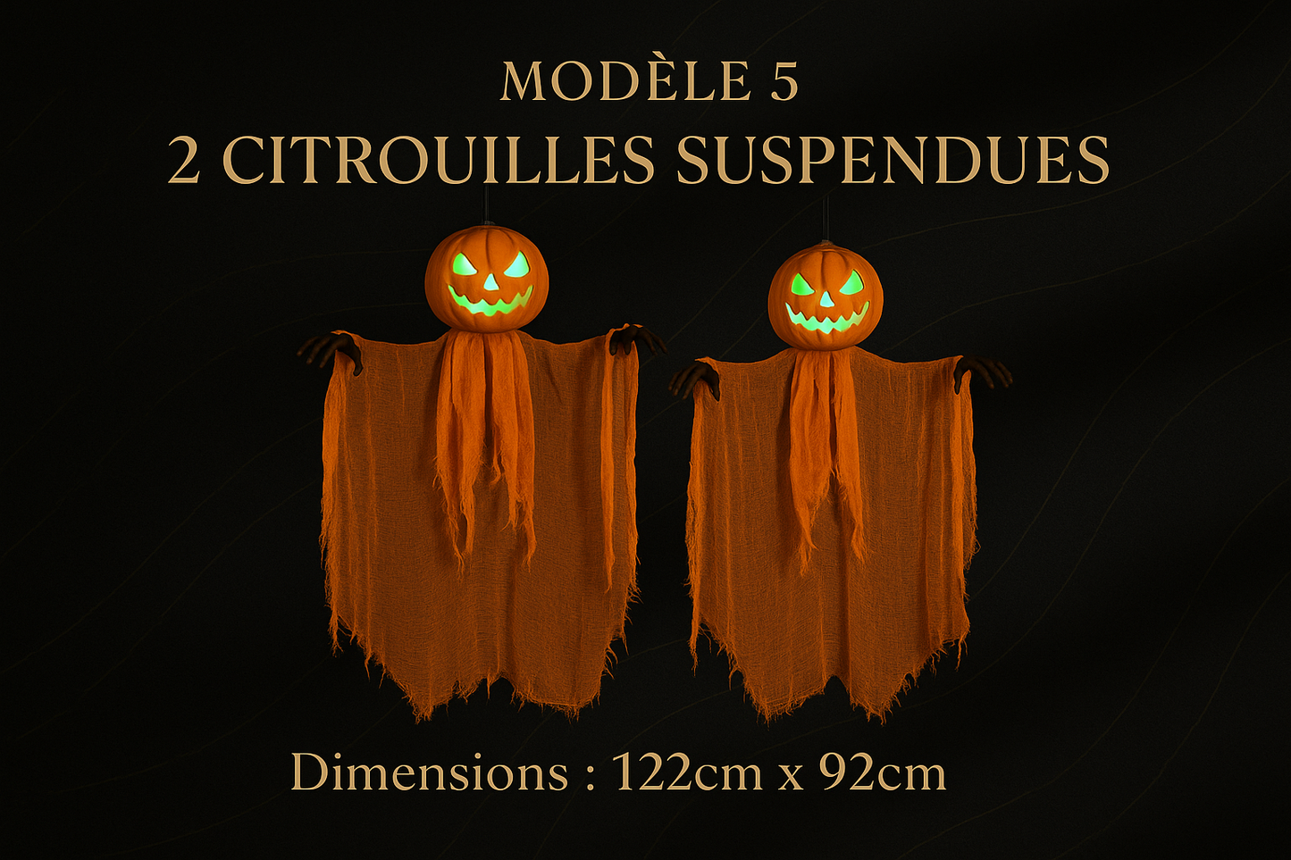 Modèle 5 - 2 Citrouilles (122cm x 92cm)
