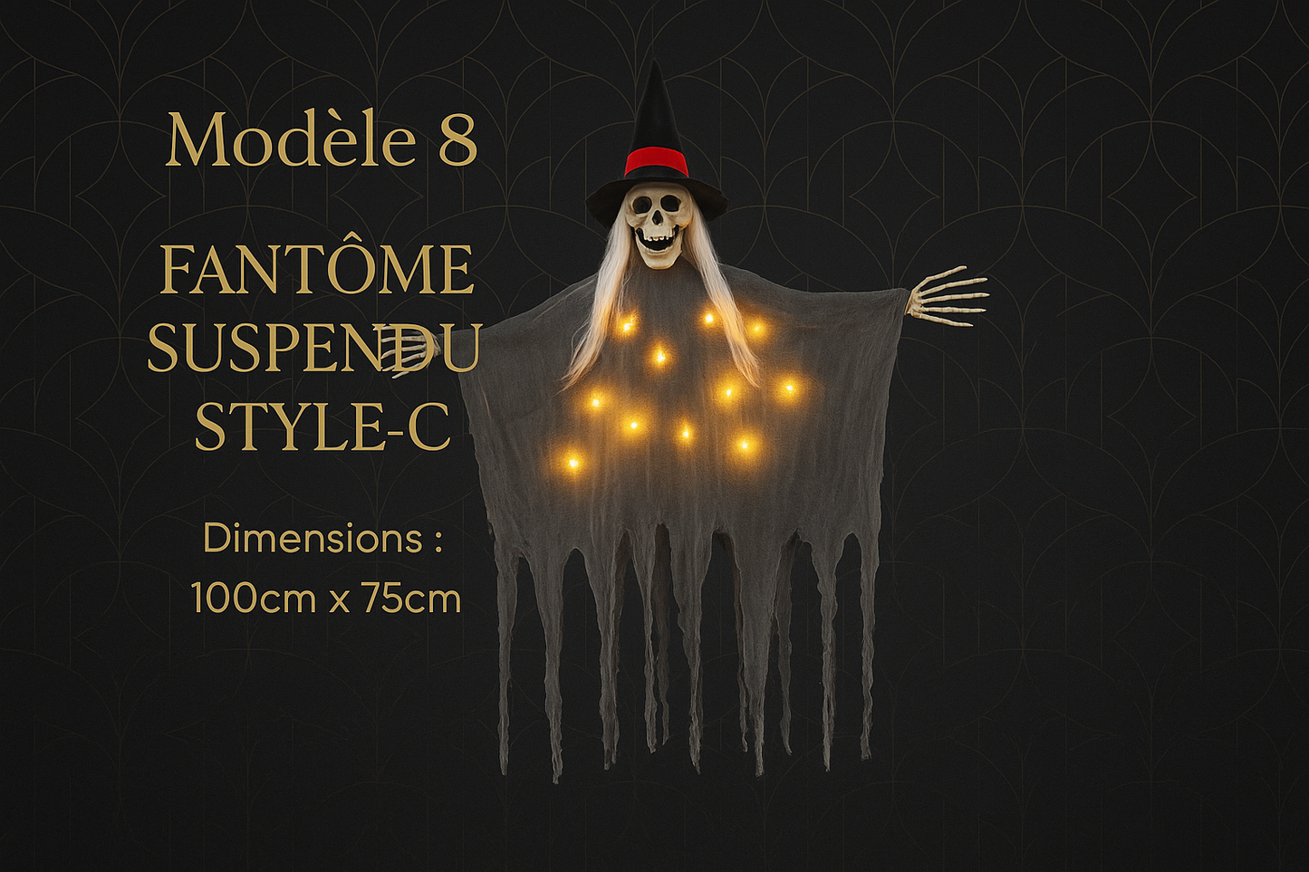 Modèle 8 - Fantôme Style-C (100cm x 75cm)